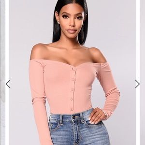 Off shoulder bodysuit